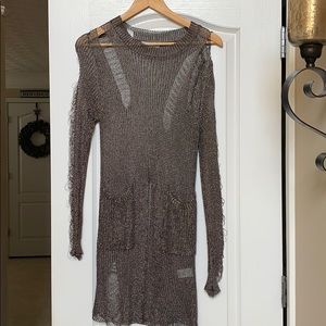 Blouse w styled rips